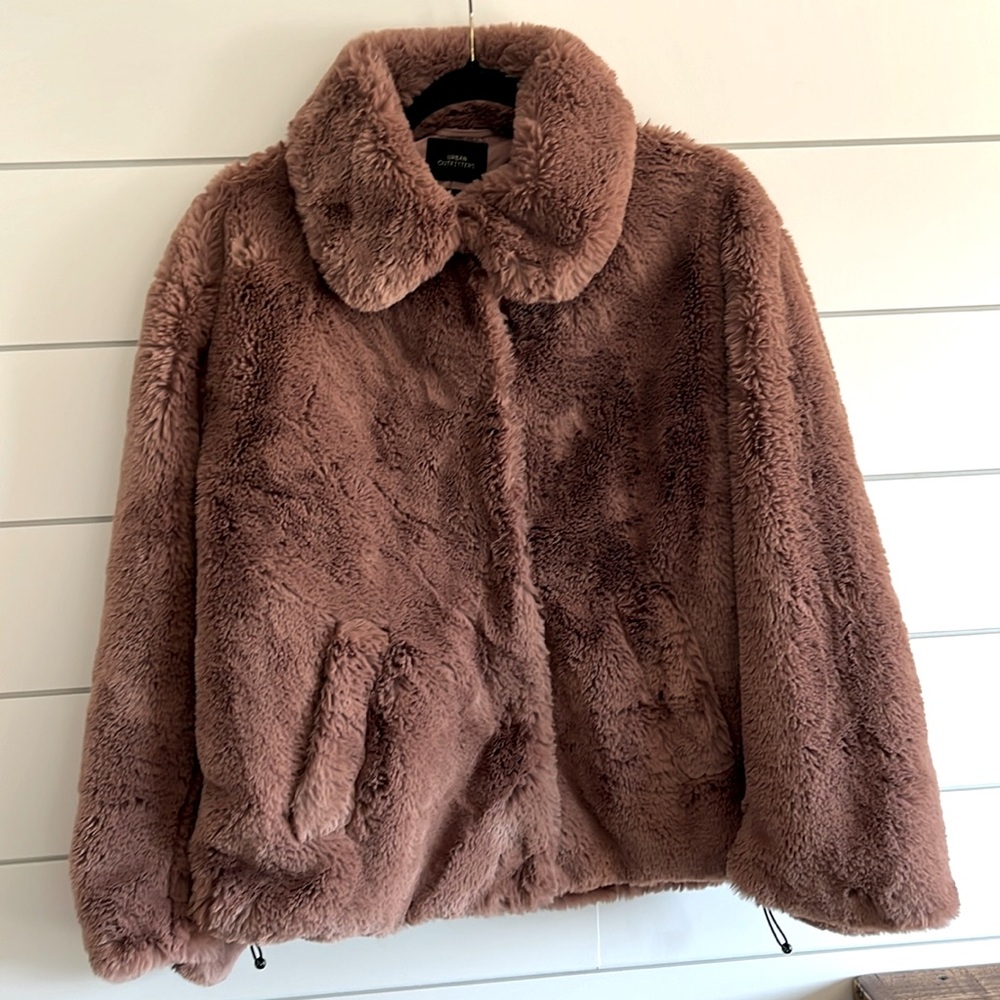 Urban Outfitters Faux Fur Jacket NEW